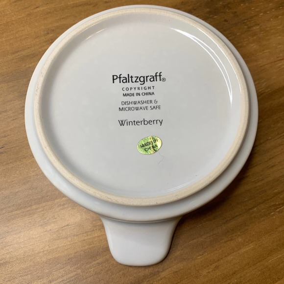 Pfaltzgraff 4-piece WINTERBERRY Fondue Tidbit Dishes Replacement Pieces - Picture 6 of 7